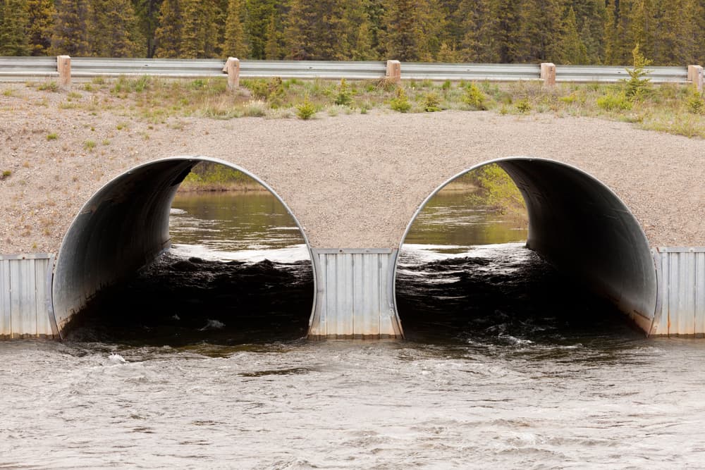 What are the most common materials for culverts