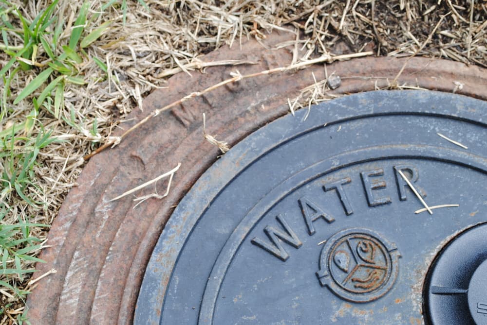 What does a water meter pit look like