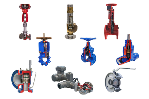 What are the different types of curb valves